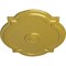 Ekena Millwork Waltz Ceiling Medallion (Fits Canopies up to 4 1/2"), 21 1/4"W x 17 3/8"H x 1"P, Rich Gold CM21WARGS - alternate 3